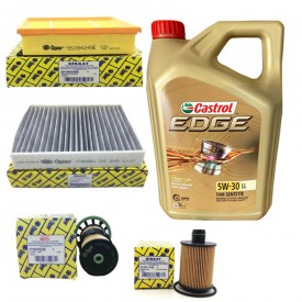 FİAT DOBLO 1.6 MULTİJET FİLTRE BAKIM SETİ+ castrol edge 5w30 MOTOR YAĞI